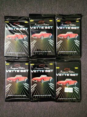 1991 Inaugural Edition Vette Set Cards